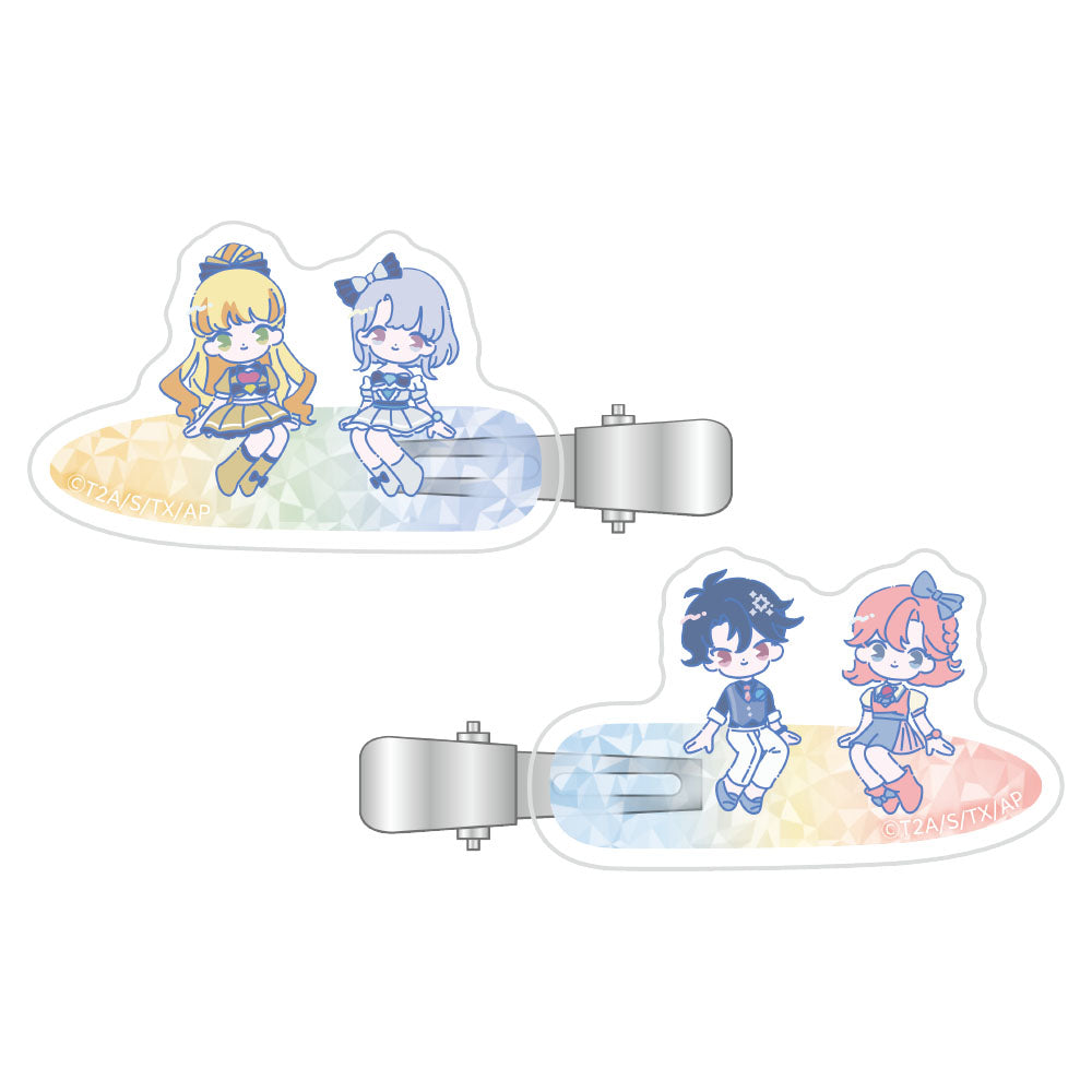 ひみつのアイプリ ファンシーレトロ 前髪クリップ じゅりあ・える/すばる・おとめ