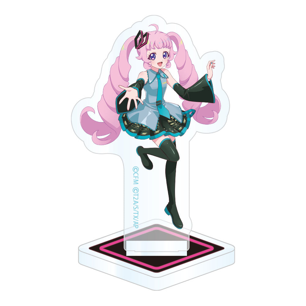 ひみつのアイプリ ミニアクリルスタンドセット ひみつのアイプリ×初音ミク