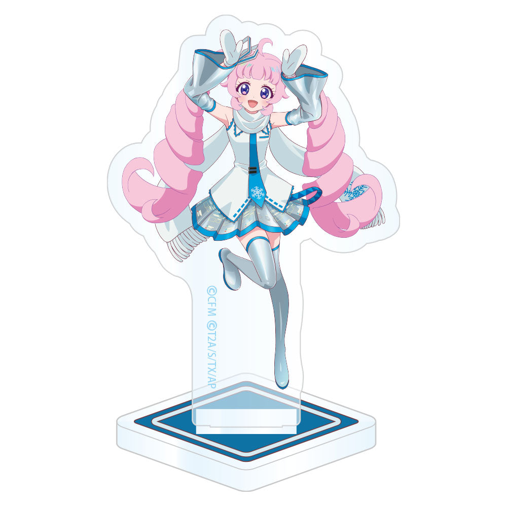 ひみつのアイプリ ミニアクリルスタンドセット ひみつのアイプリ×雪ミク