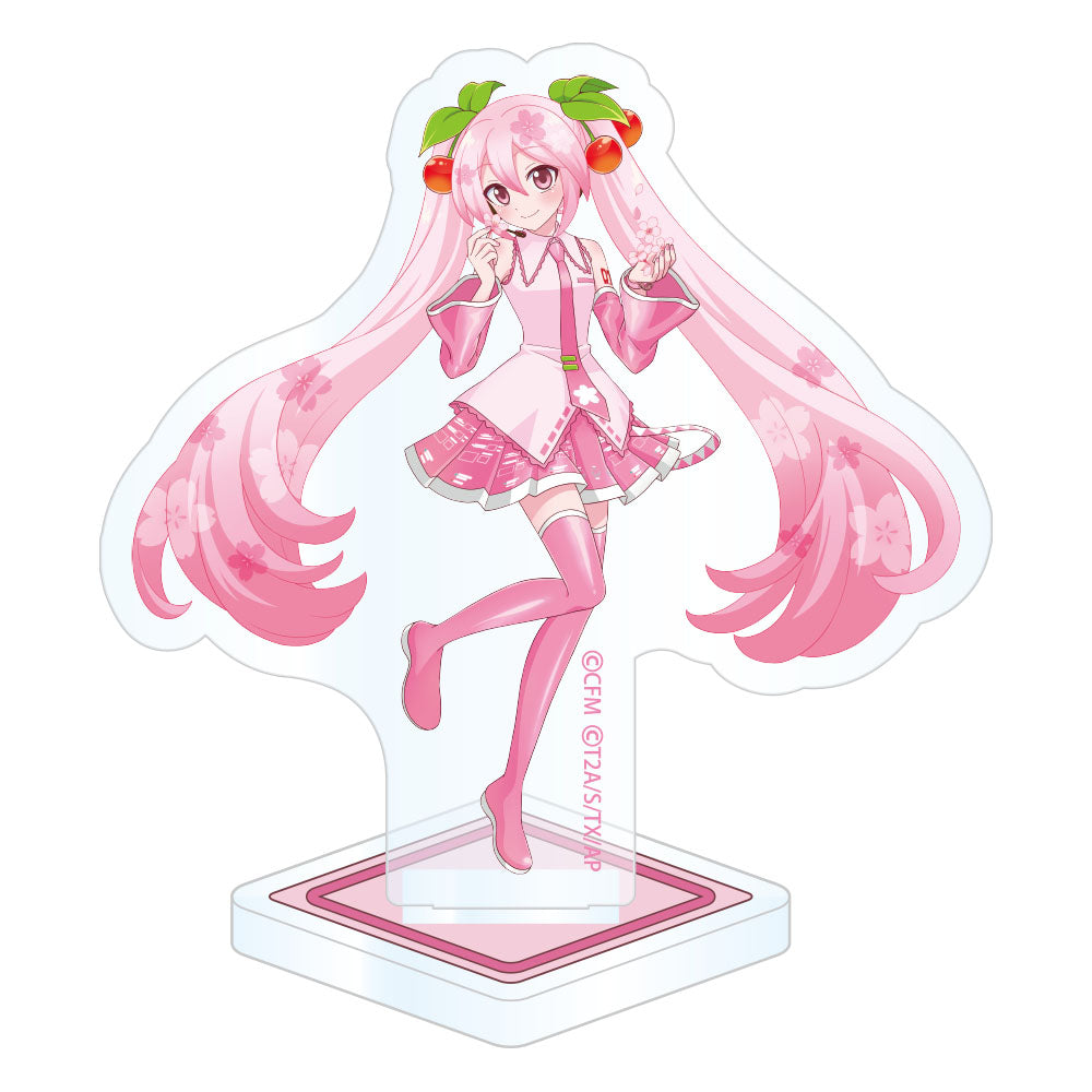 ひみつのアイプリ ミニアクリルスタンドセット ひみつのアイプリ×桜ミク
