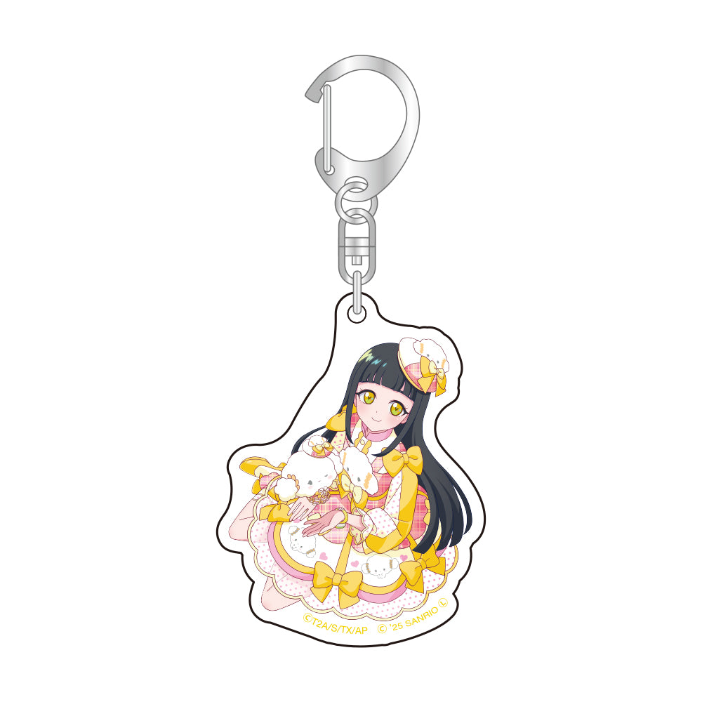 ひみつのアイプリ ホログラムアクリルキーホルダー つむぎ×こぎみゅん