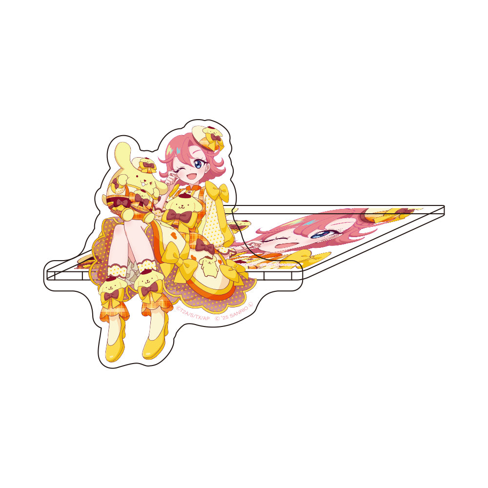 ひみつのアイプリ おすわりアクリルフィギュア おとめ×ポムポムプリン
