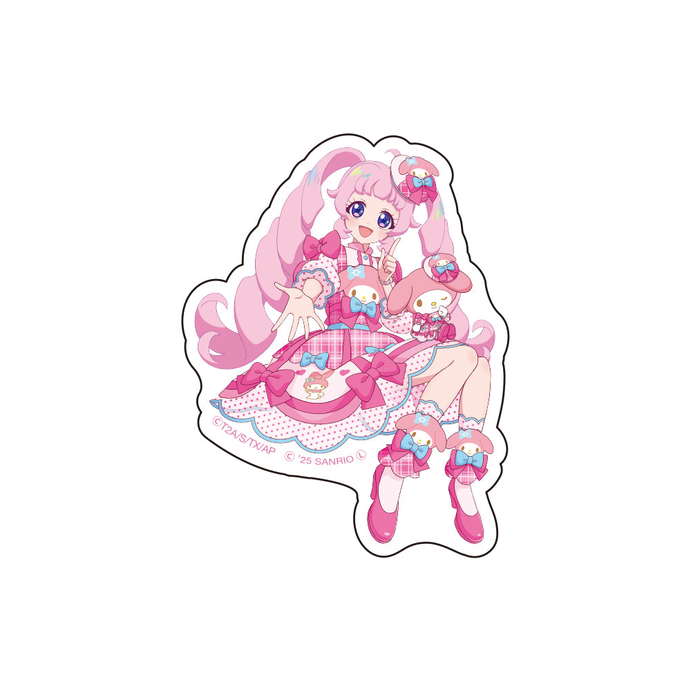 ひみつのアイプリ ホログラムステッカー ひまり×マイメロディ