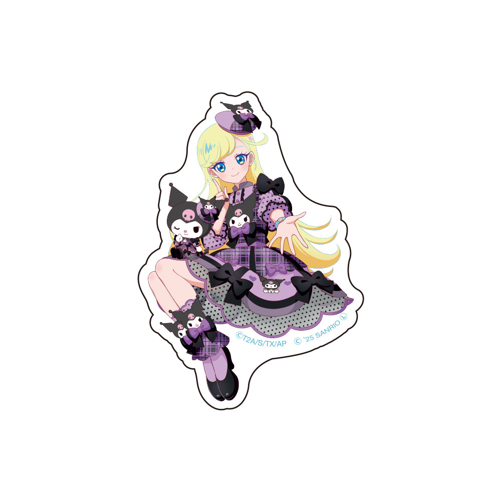 ひみつのアイプリ ホログラムステッカー みつき×クロミ