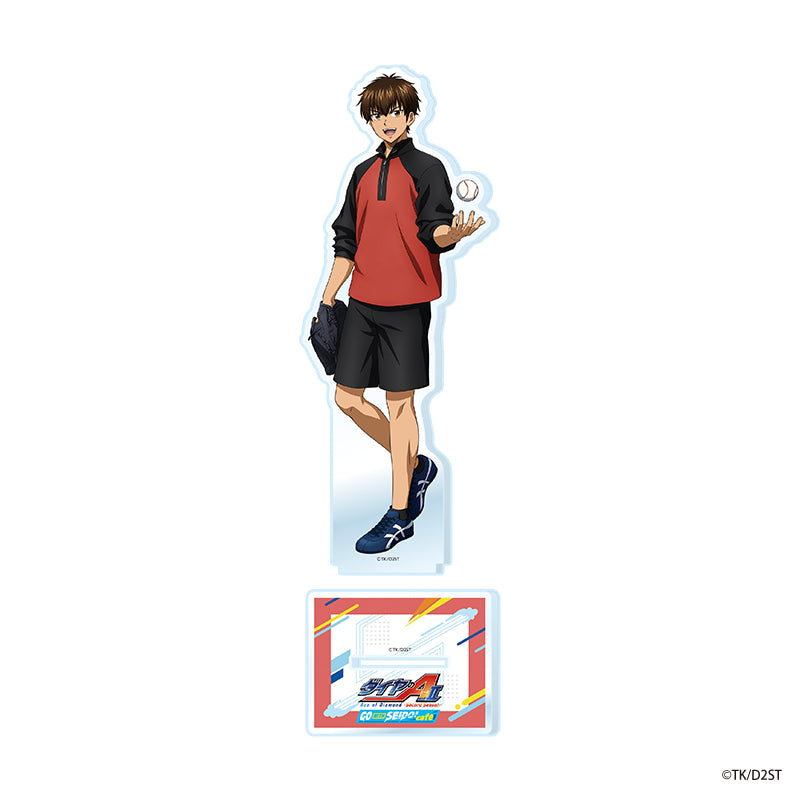 TV アニメ『ダイヤのA actⅡ -Second Season-』 GO WITH SEIDO！cafe BIGアクリルスタンド 沢村 栄純