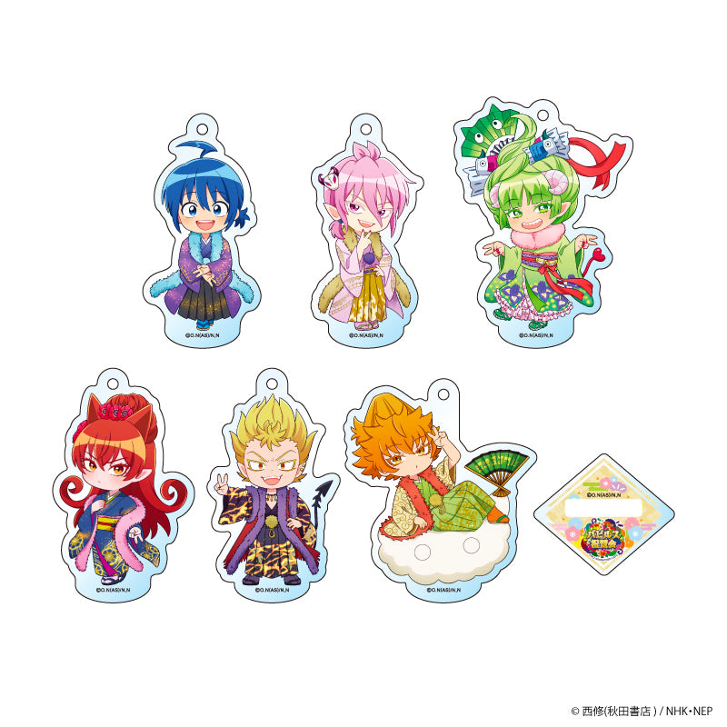 「魔入りました!入間くん」バビルス祝賀会 トレーディングミニキャラアクリルスタンドキーホルダー A 全6種