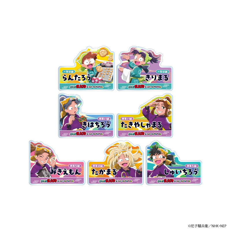 忍たま乱太郎 × スイーツパラダイス トレーディングアクリルネームバッジ全7種【その一】