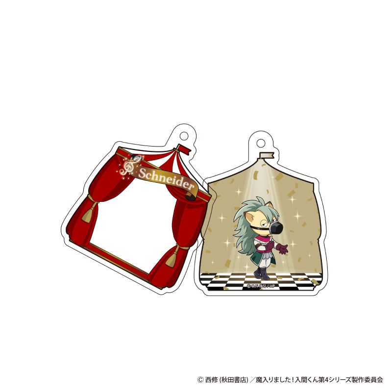 「魔入りました!入間くん」in スイーツパラダイス 一緒にでよう♪音楽祭カフェ 2連アクリルキーホルダー アロケル・シュナイダー