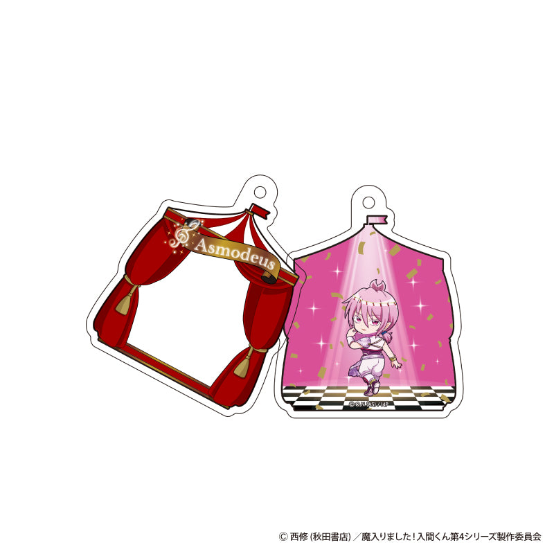 「魔入りました!入間くん」in スイーツパラダイス 一緒にでよう♪音楽祭カフェ 2連アクリルキーホルダー アスモデウス・アリス