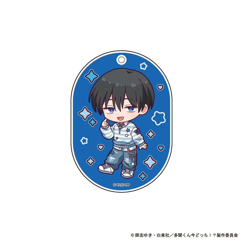 【数量限定予約販売】TVアニメ『多聞くん今どっち！？』Amo Crepe カラビナ付きアクリルキーホルダー 坂口桜利