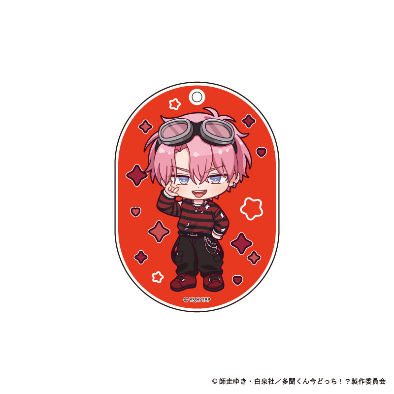 【数量限定予約販売】TVアニメ『多聞くん今どっち！？』Amo Crepe カラビナ付きアクリルキーホルダー 福原多聞