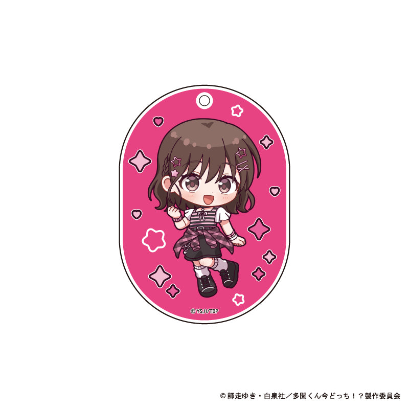 【数量限定予約販売】TVアニメ『多聞くん今どっち！？』Amo Crepe カラビナ付きアクリルキーホルダー 木下うたげ