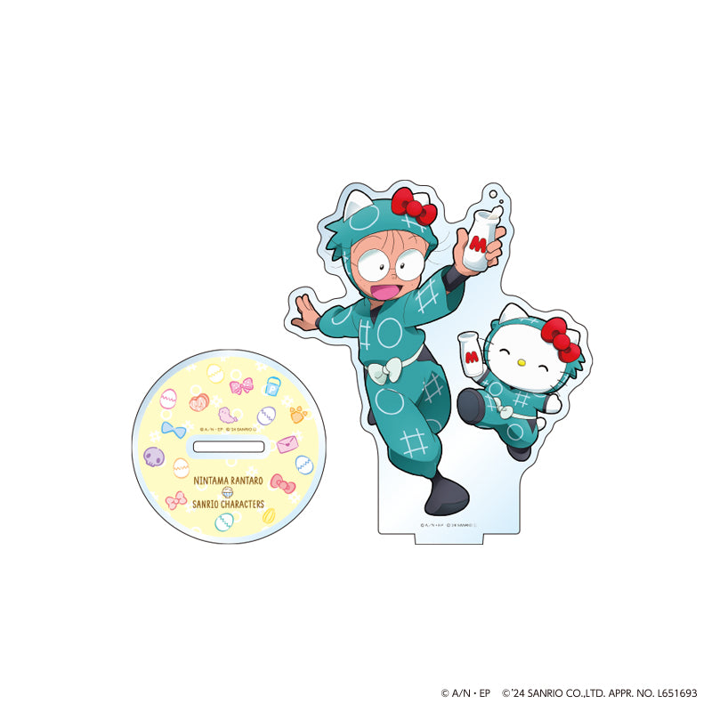 忍たま乱太郎 × サンリオキャラクターズ 第二弾 アクリルスタンド 猪名寺乱太郎 × ハローキティ