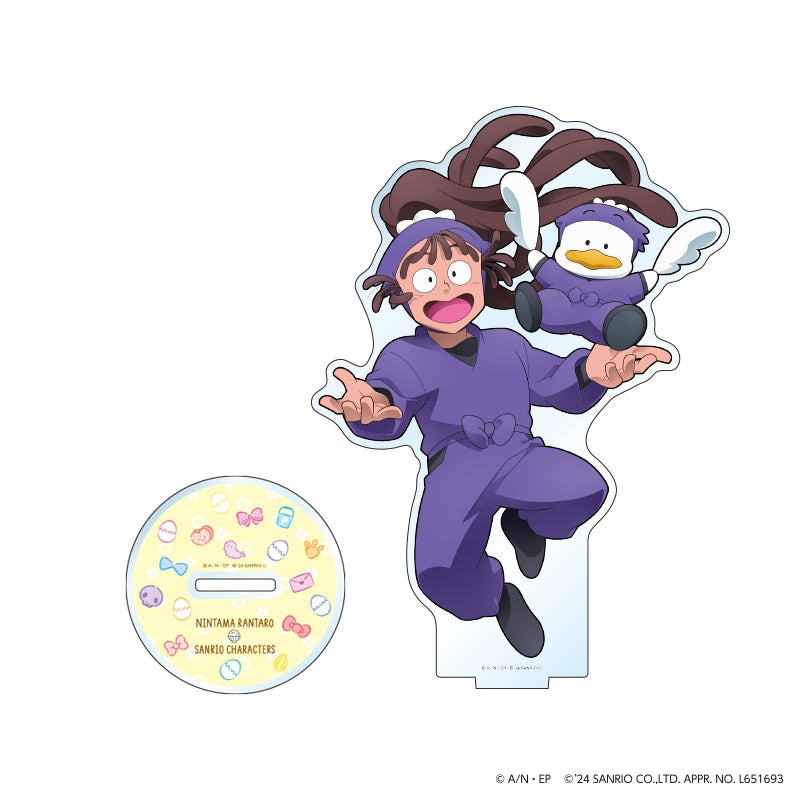 忍たま乱太郎 × サンリオキャラクターズ 第二弾 アクリルスタンド 尾浜勘右衛門 × あひるのペックル