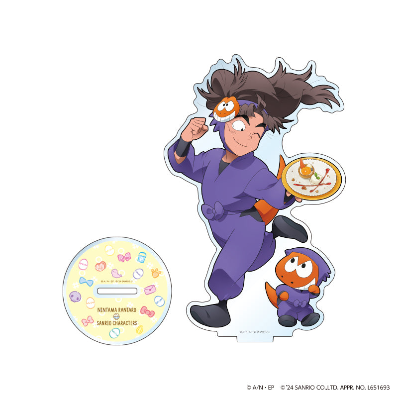 忍たま乱太郎 × サンリオキャラクターズ 第二弾 アクリルスタンド 竹谷八左ヱ門 × ウィアーダイナソアーズ！