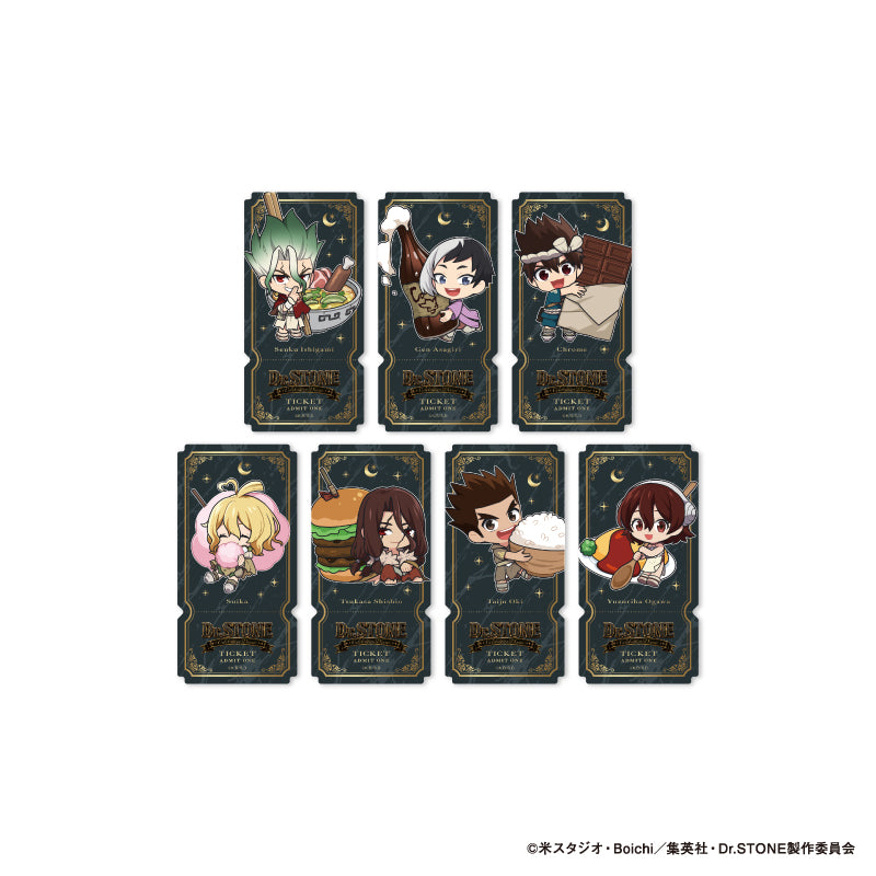 TVアニメ『Dr.STONE』 Celebration dinner トレーディングチケット風ステッカーA 全7種