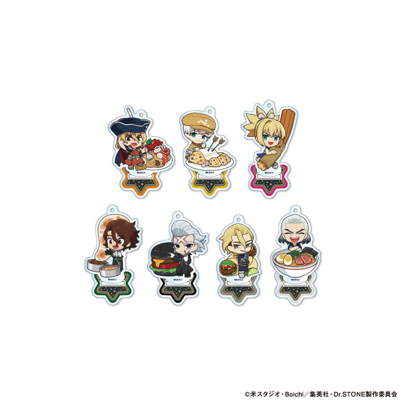 TVアニメ『Dr.STONE』 Celebration dinner トレーディングミニキャラアクリルスタンドキーホルダーB 全7種