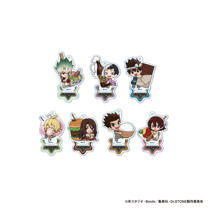 TVアニメ『Dr.STONE』 Celebration dinner トレーディングミニキャラアクリルスタンドキーホルダーA 全7種