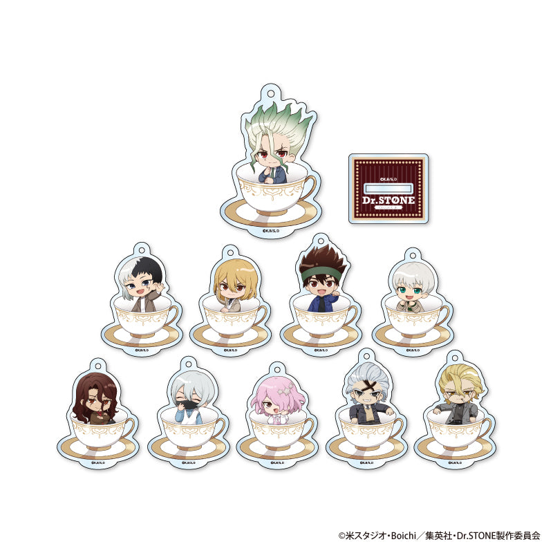 Dr.STONE Classic Cafeコラボカフェ トレーディングミニキャラアクリルスタンドキーホルダー 全10種