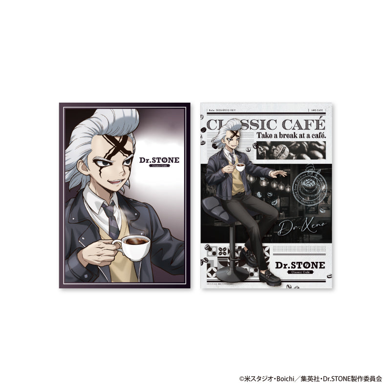 Dr.STONE Classic Cafeコラボカフェ A4ビジュアルパネル Dr.ゼノ