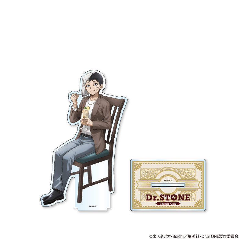 Dr.STONE Classic Cafeコラボカフェ アクリルスタンド あさぎりゲン