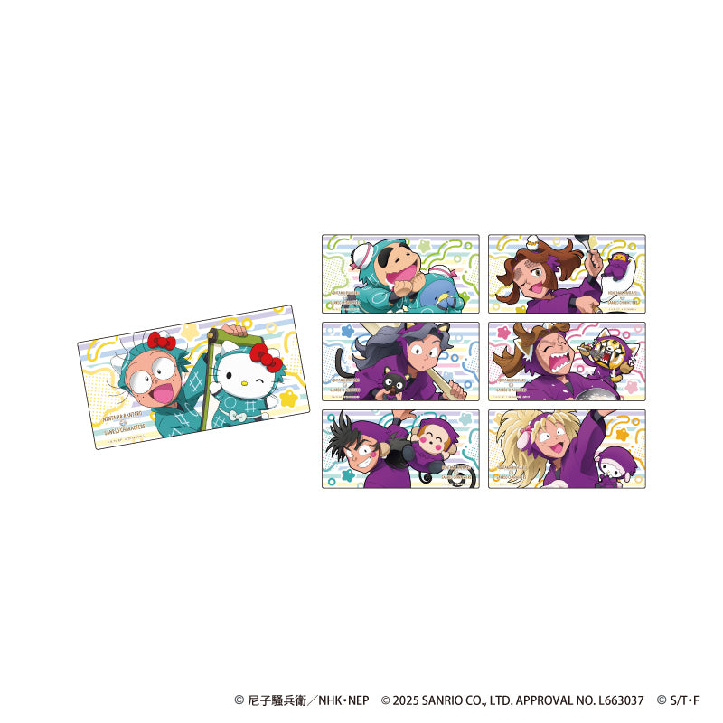 忍たま乱太郎 × サンリオキャラクターズ 第三弾 トレーディング繋がるステッカーA 全7種