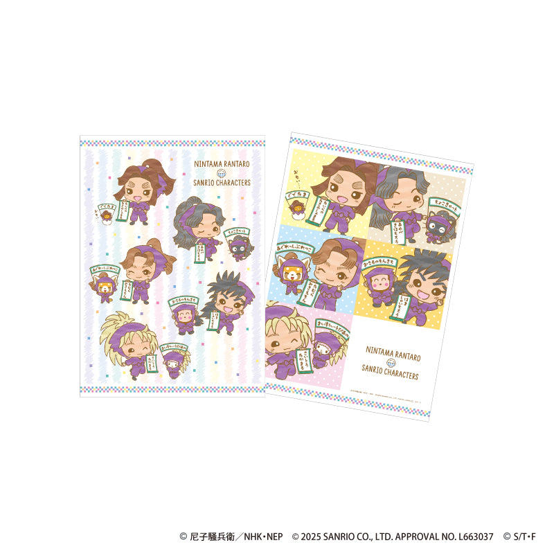 忍たま乱太郎 × サンリオキャラクターズ 第三弾 A4ハードブロマイド ミニキャラ