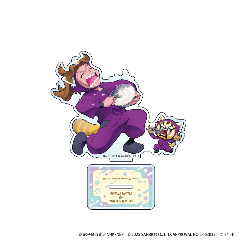 忍たま乱太郎 × サンリオキャラクターズ 第三弾 アクリルスタンド 田村三木ヱ門 × アグレッシブ烈子