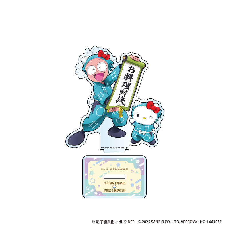 忍たま乱太郎 × サンリオキャラクターズ 第三弾 アクリルスタンド 猪名寺乱太郎 × ハローキティ