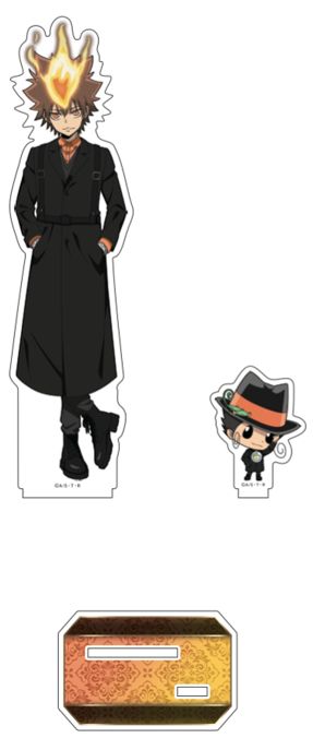 家庭教師ヒットマンREBORN! -Black outer ver.- アクリルスタンド 沢田綱吉＆リボーン