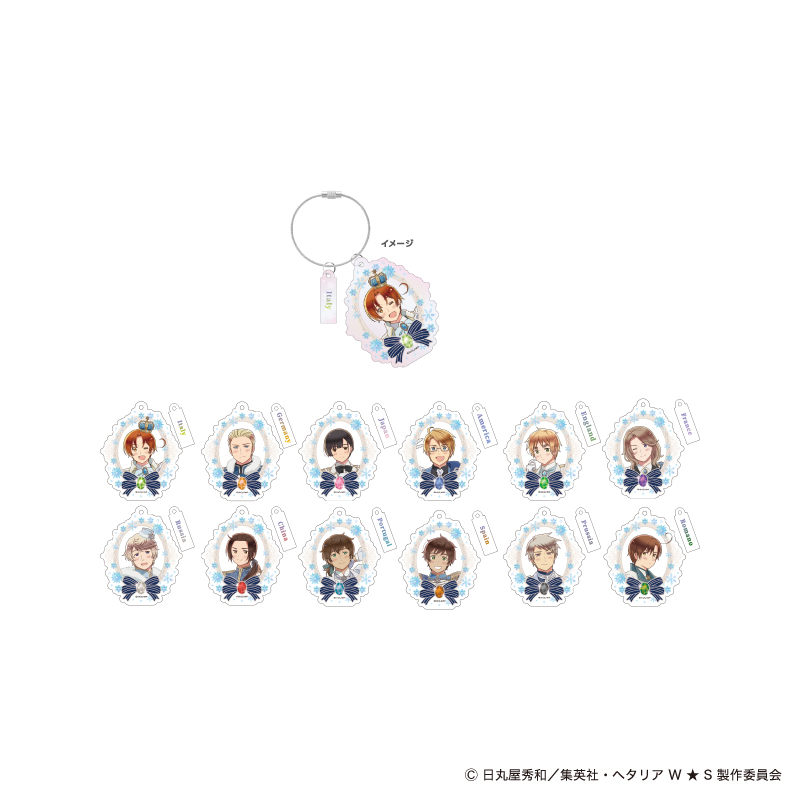 AMOCAFE 2022年6月開催 アクスタキーホルダー コンプセット AMO CAFE WEB SHOP / アクリルキーホルダー